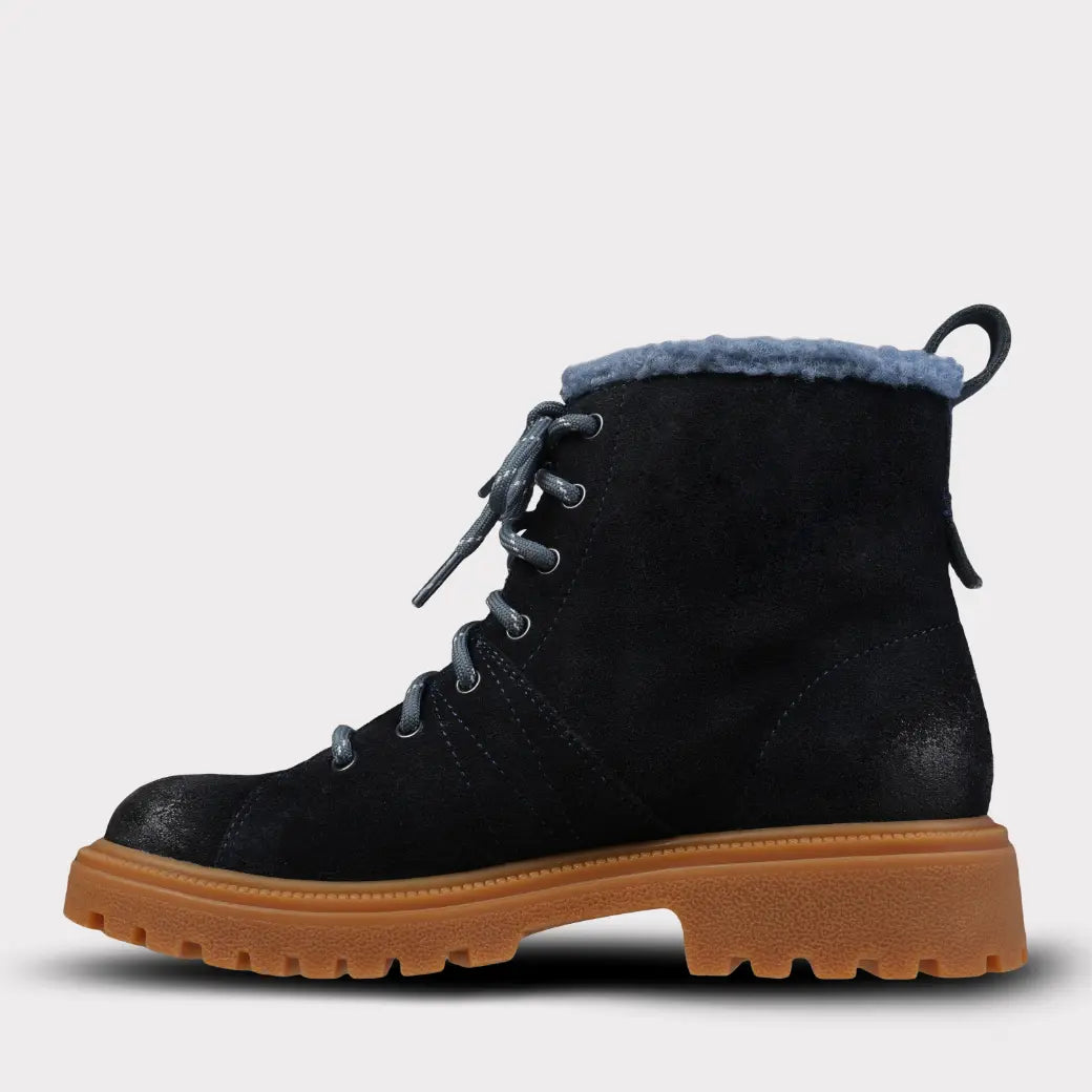  Mykos Rowan Women's Lace-Up Hiker Boot - Navy - Bonton