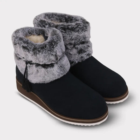 Bailee Women's Zip-Up Wedge Boot (1.5")