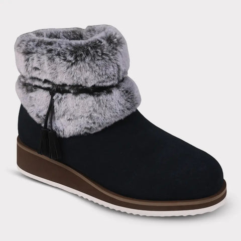 Bailee Women's Zip-Up Wedge Boot (1.5")
