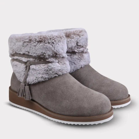 Bailee Women's Zip-Up Wedge Boot (1.5")