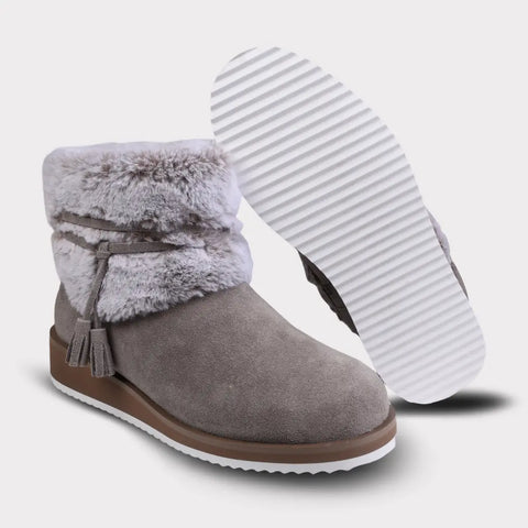 Bailee Women's Zip-Up Wedge Boot (1.5")