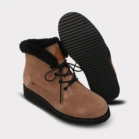 Demi Women's Lace-Up Wedge Boot (1.5")