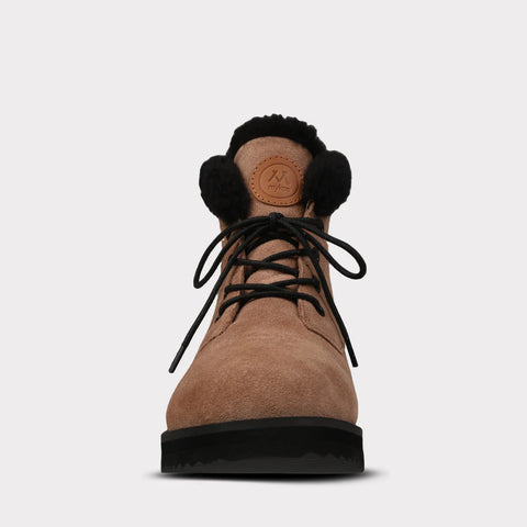 Demi Women's Lace-Up Wedge Boot (1.5")