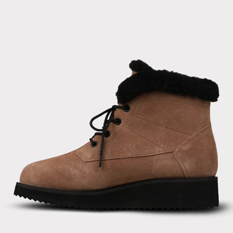 Demi Women's Lace-Up Wedge Boot (1.5")