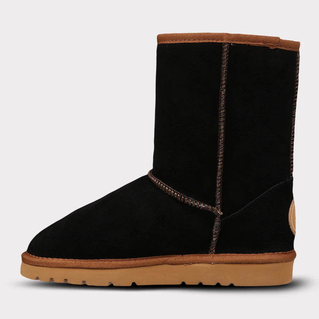  Mykos Kora Women's Pull-on Boot - Black/Chestnut - Bonton