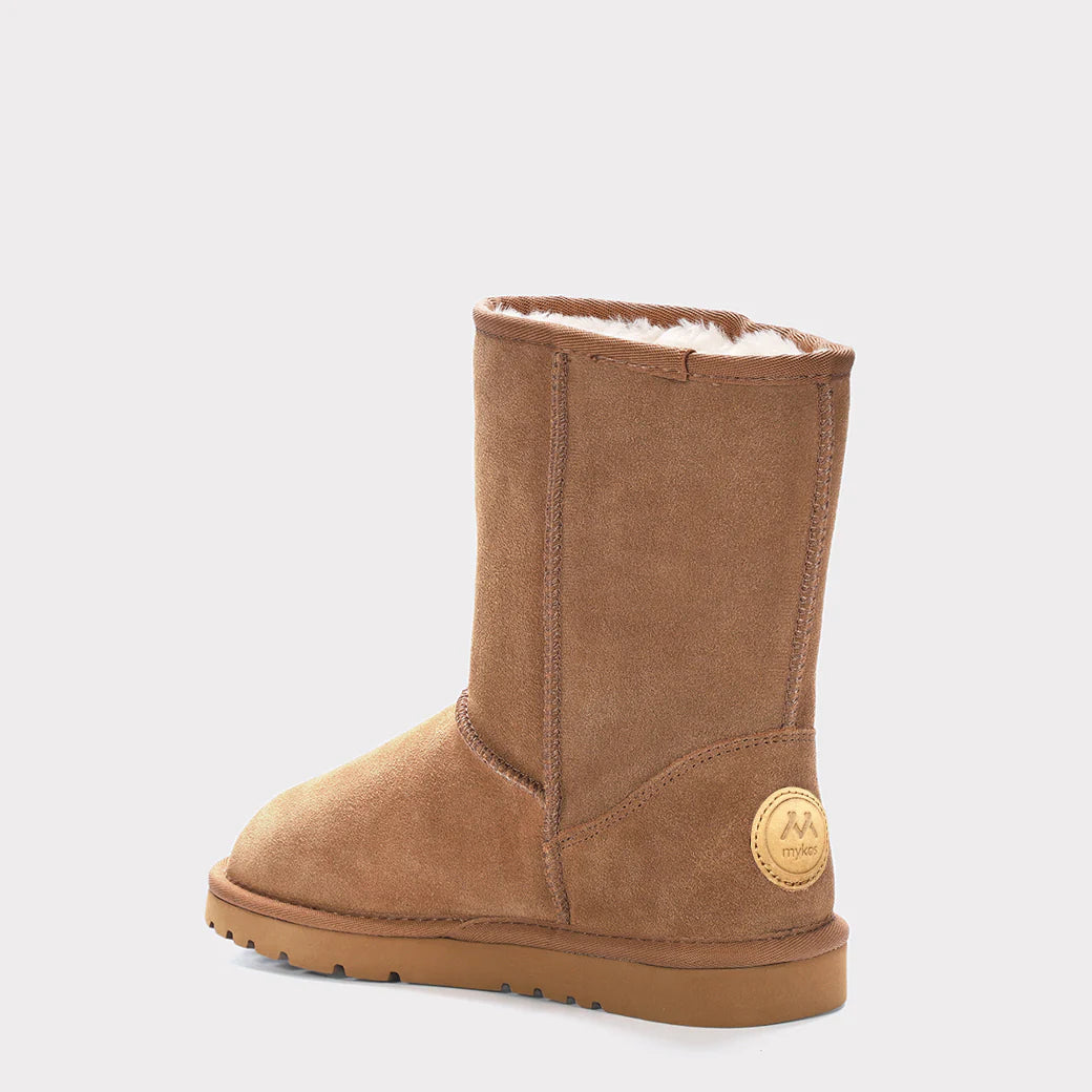  Mykos Kora Women's Pull-on Boot - Black/Chestnut - Bonton