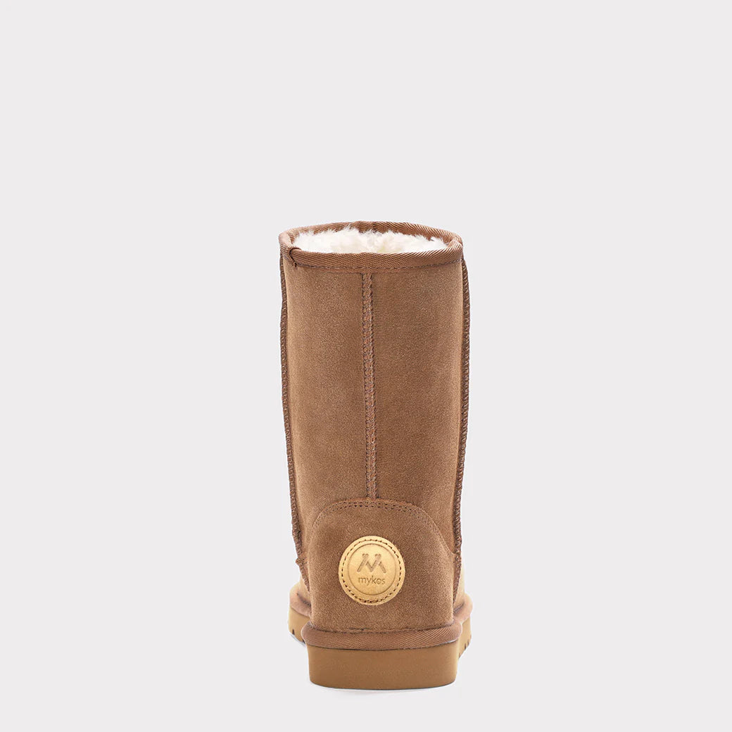  Mykos Kora Women's Pull-on Boot - Black/Chestnut - Bonton