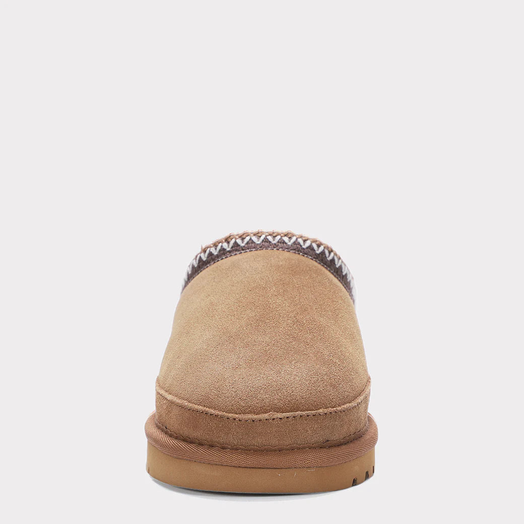  Mykos Jules Wide Women's Slip-on Slipper - Chestnut - Bonton