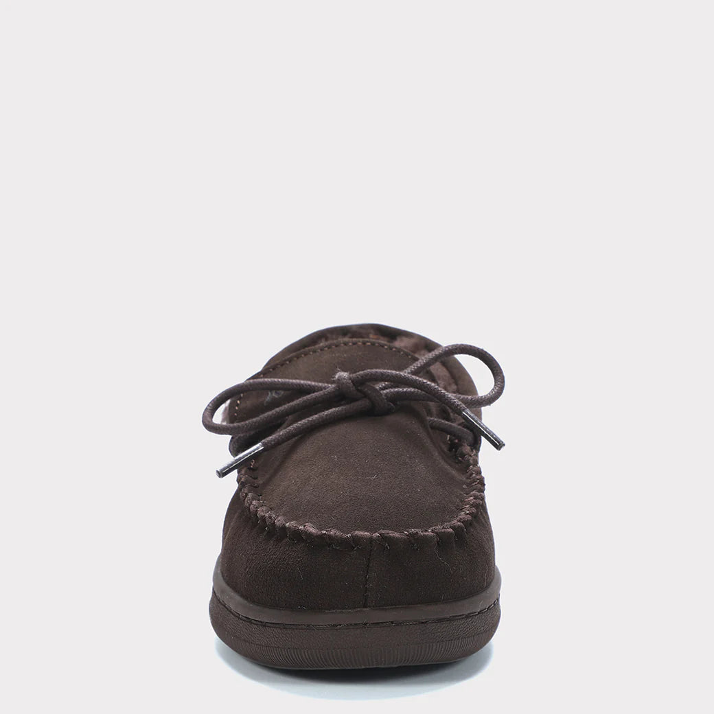  Mykos Lana Women's Slip-on Moccasin - Chestnut - Bonton