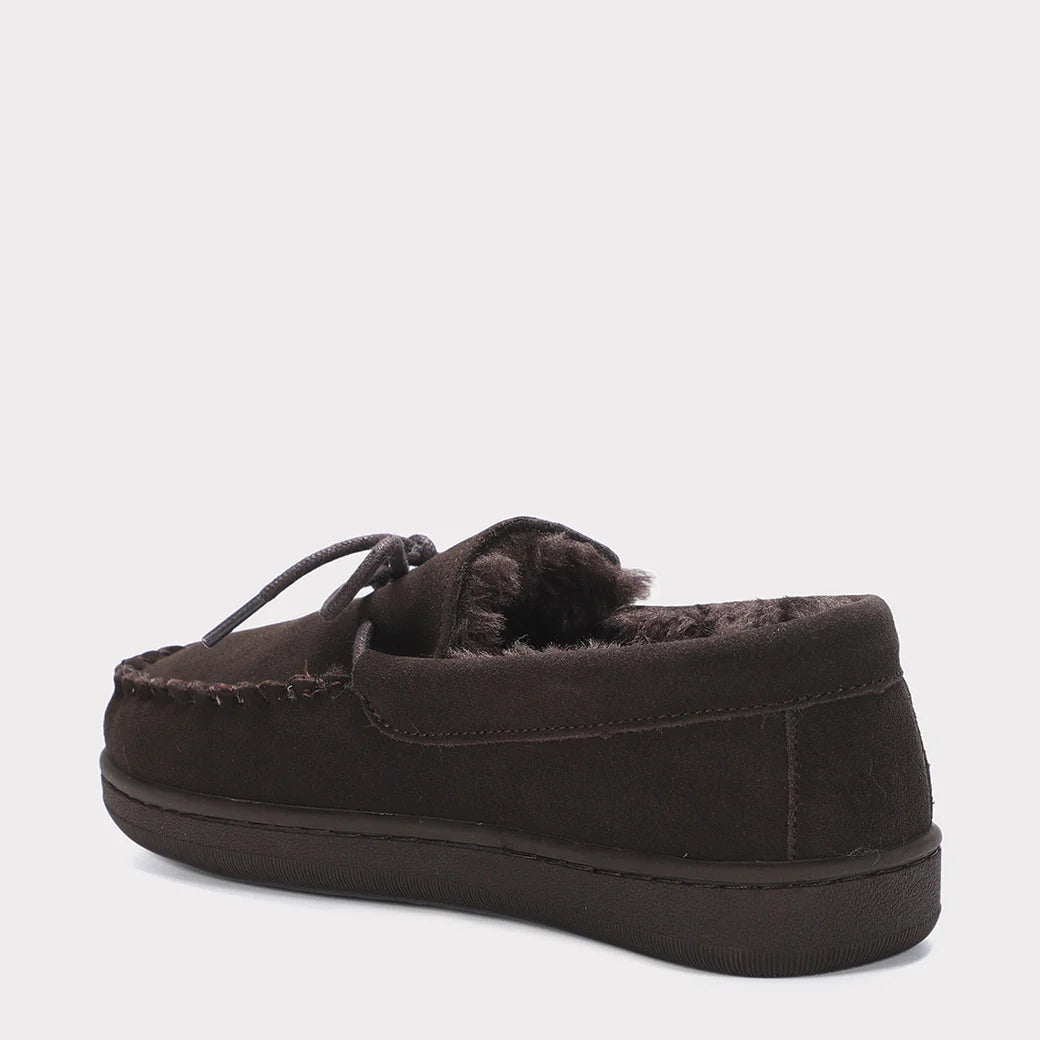  Mykos Lana Women's Slip-on Moccasin - Chestnut - Bonton
