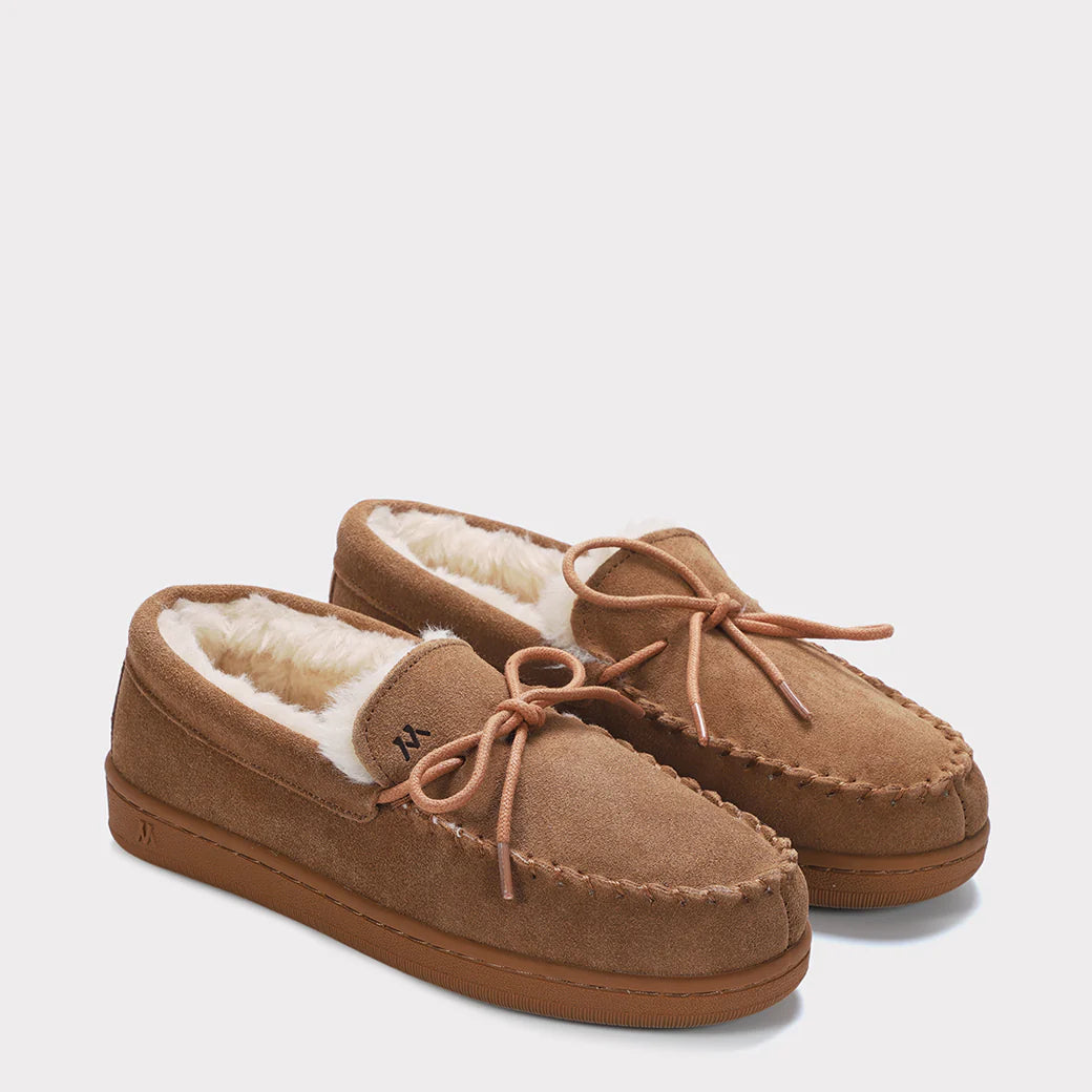  Mykos Lana Women's Slip-on Moccasin - Chestnut - Bonton