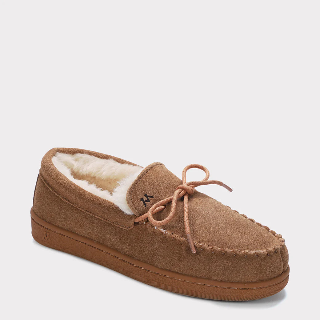  Mykos Lana Women's Slip-on Moccasin - Chestnut - Bonton