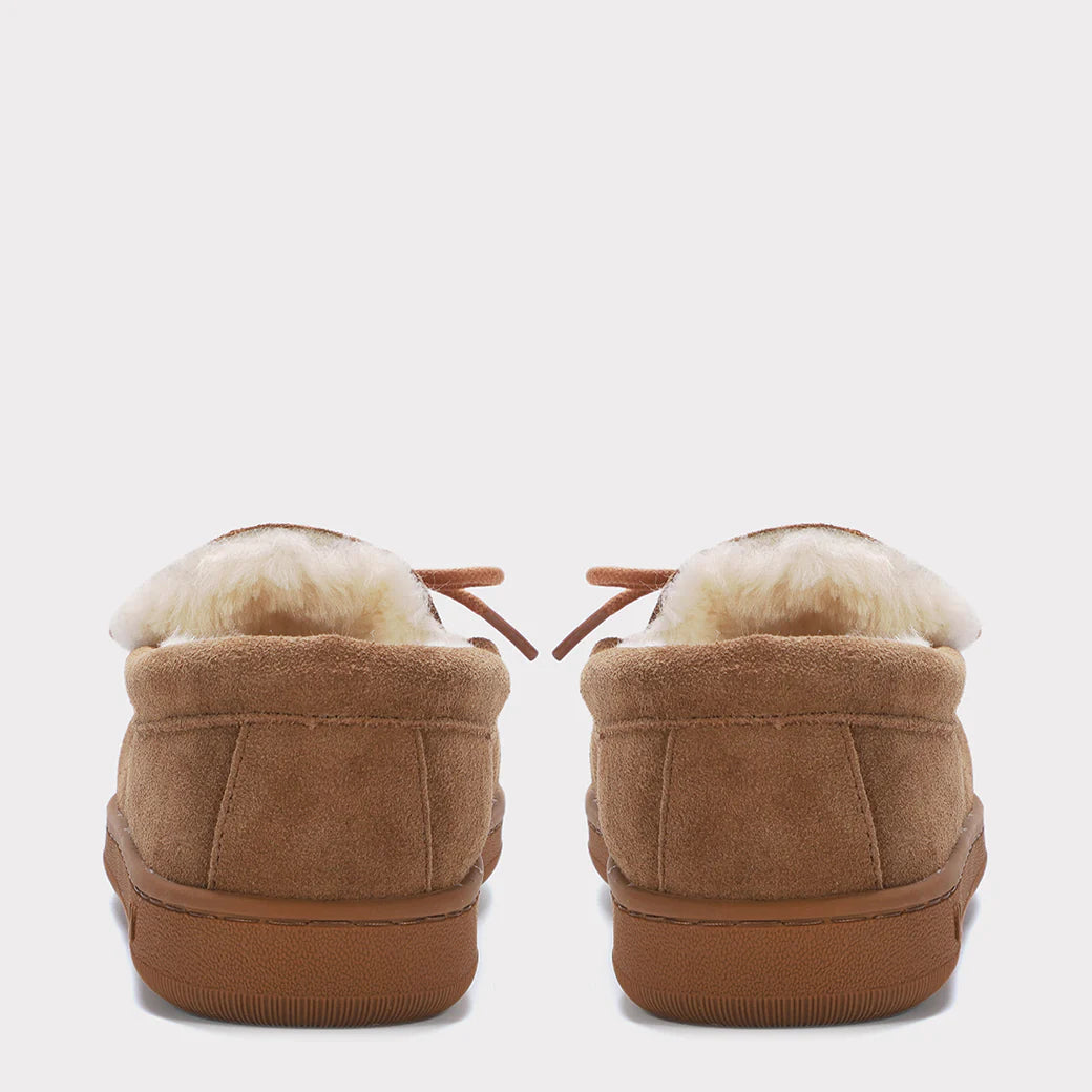  Mykos Lana Women's Slip-on Moccasin - Chestnut - Bonton