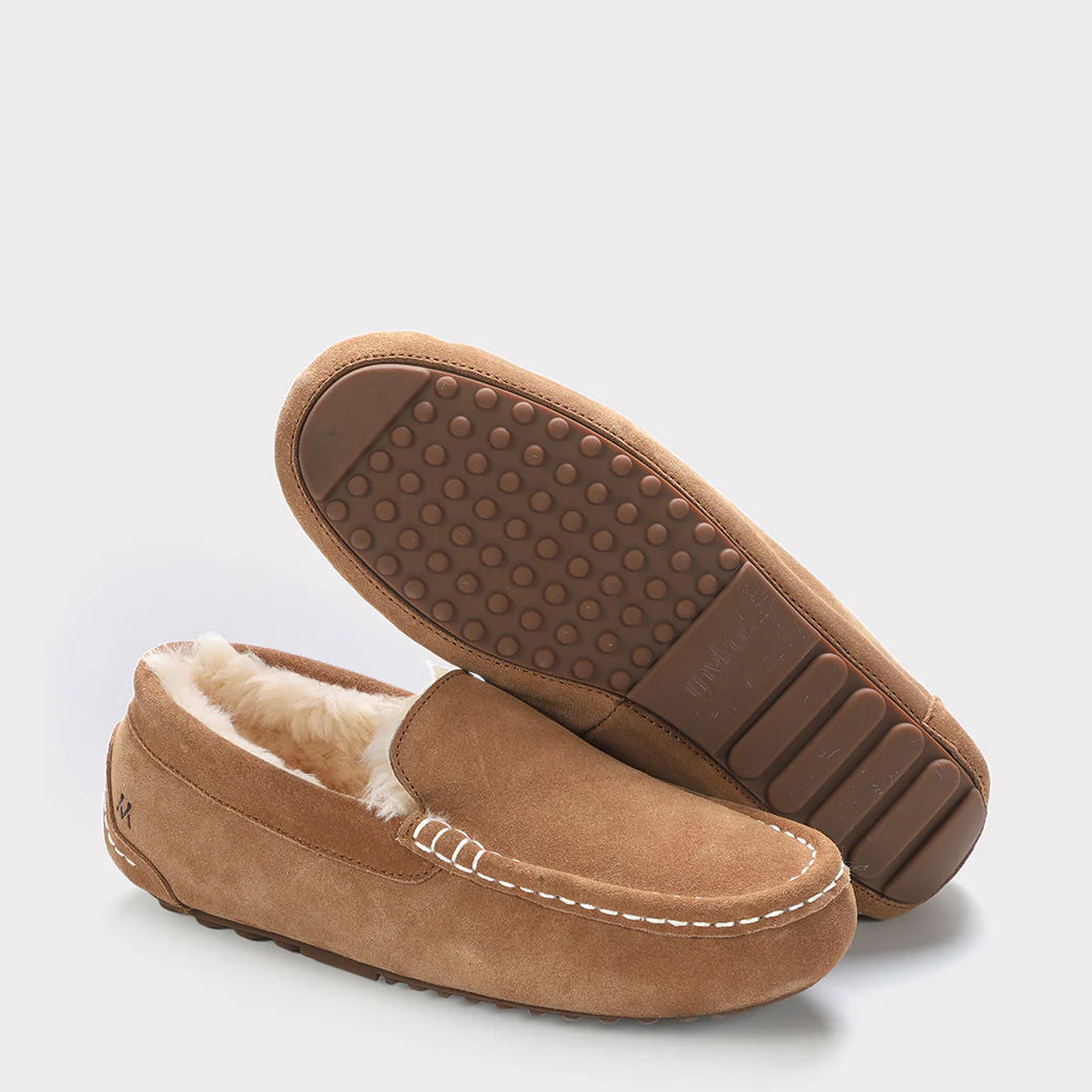  Mykos Callie Women's Slip-on Moccasin - Chestnut - Bonton