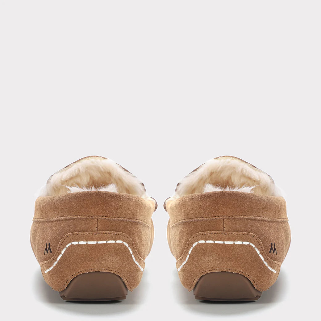  Mykos Callie Women's Slip-on Moccasin - Chestnut - Bonton