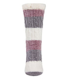 Tranquility Plush-Lined Non-Skid Slipper Sock Light Purple