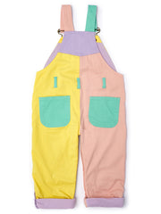 Colourblock Summer Denim Overalls