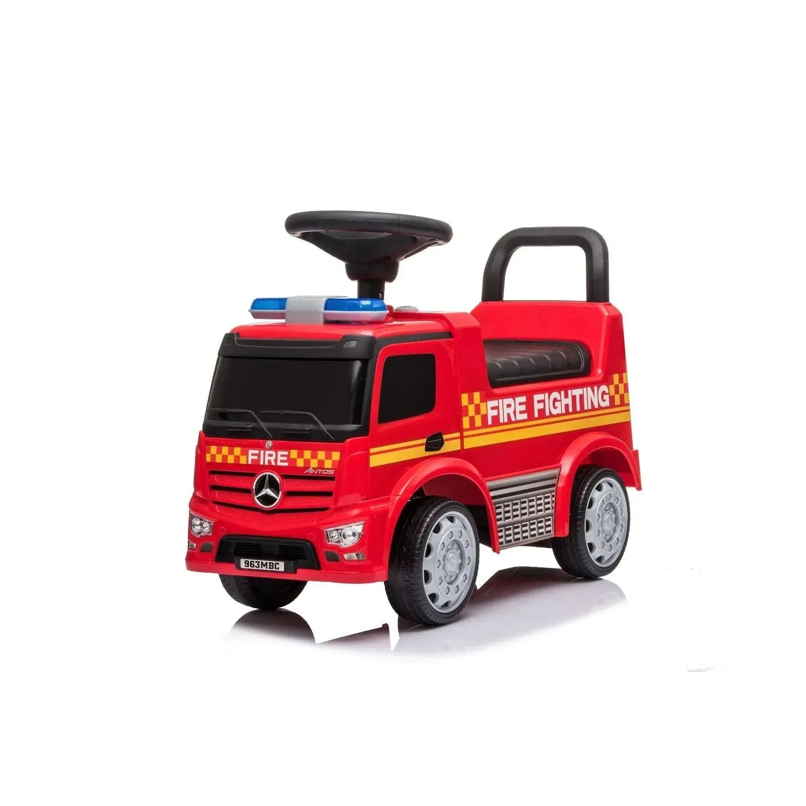  Freddo Mercedes Antos Kids' Foot to Floor Ride-On - Red - Bonton