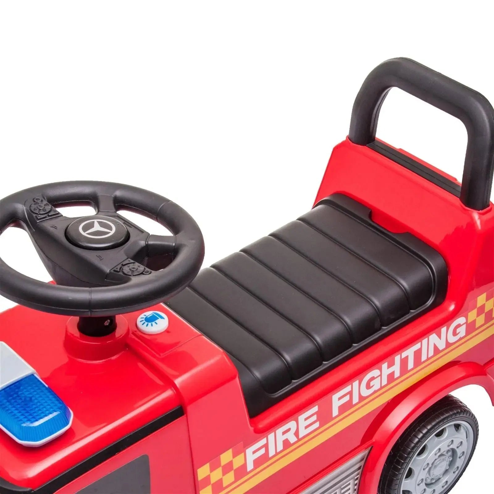  Freddo Mercedes Antos Kids' Foot to Floor Ride-On - Red - Bonton
