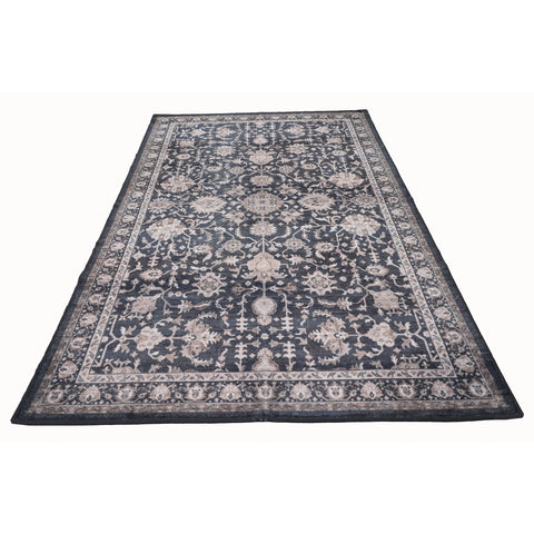 Bibb Home Washable Flannel Printed Accent Rug With Latex Back 1-2-Pack 20x30