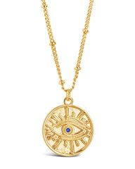 Amulet Pendant Necklace with Symbol of Protection