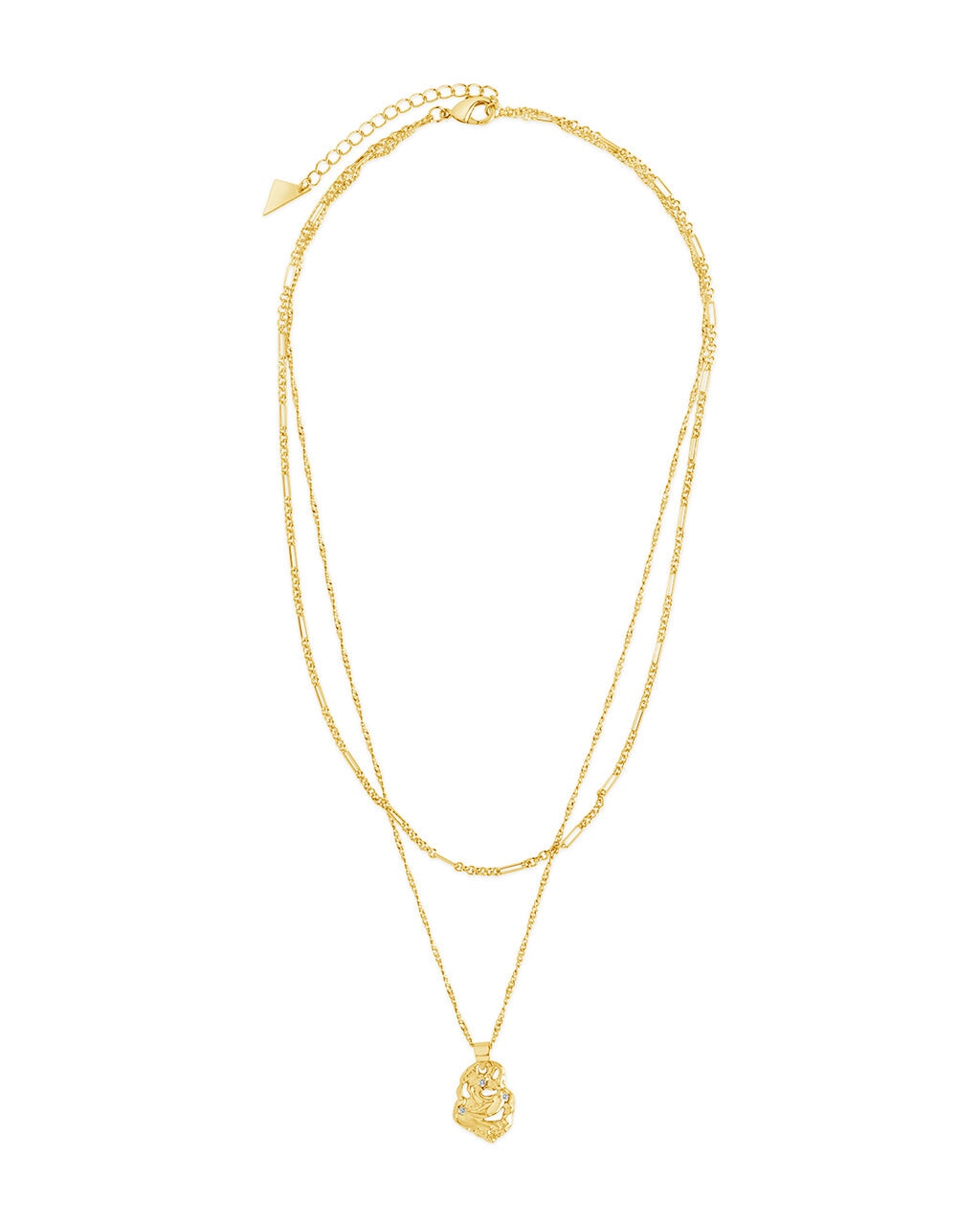  Sterling Forever Roslyn Layered Necklace - Gold - Bonton