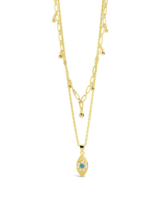 Varuna Evil Eye Layered Necklace