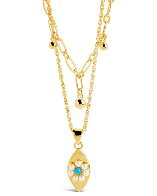 Varuna Evil Eye Layered Necklace