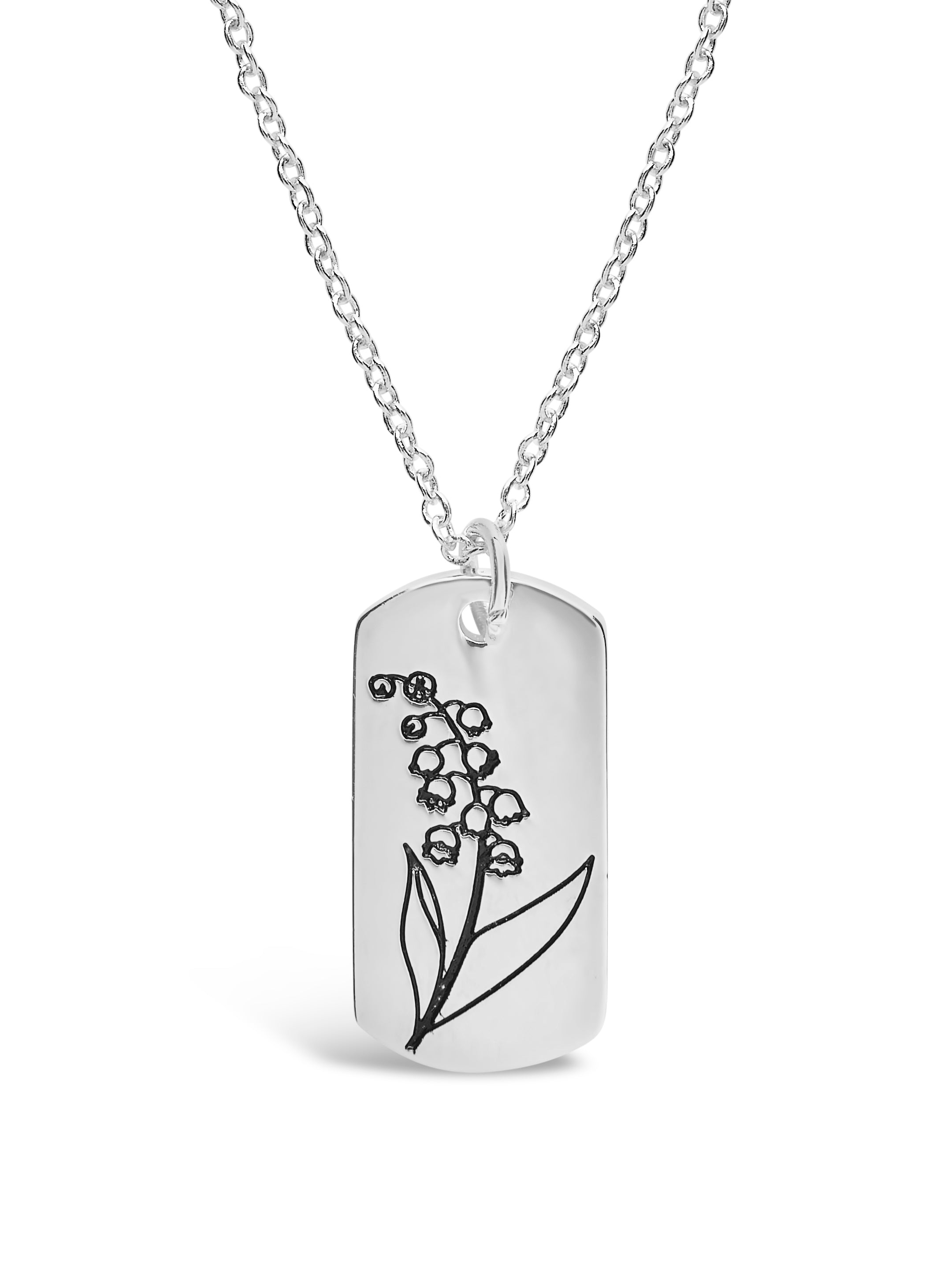  Sterling Forever Pendant Displaying Your Birth Flower - Gold - April/Daisy - Bonton