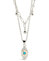 Varuna Evil Eye Layered Necklace