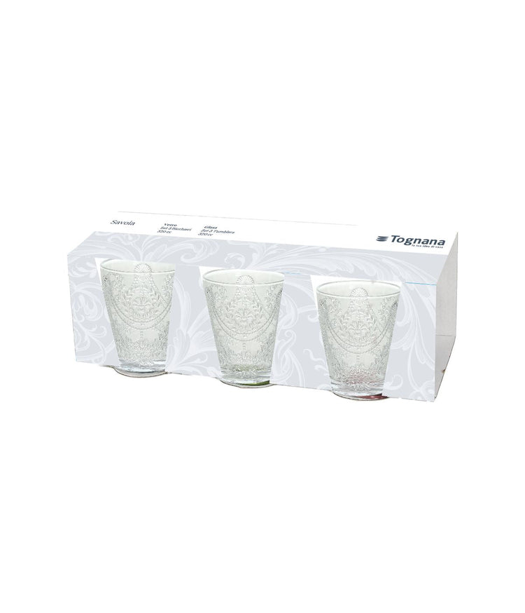 Tognana By Widgeteer Savoia Glasses, Set of 3 Clear