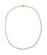  By Adina Eden Three Prong Tennis Necklace Gold - Gold - Bonton