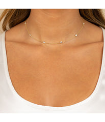 Diamond By The Yard Choker Gold