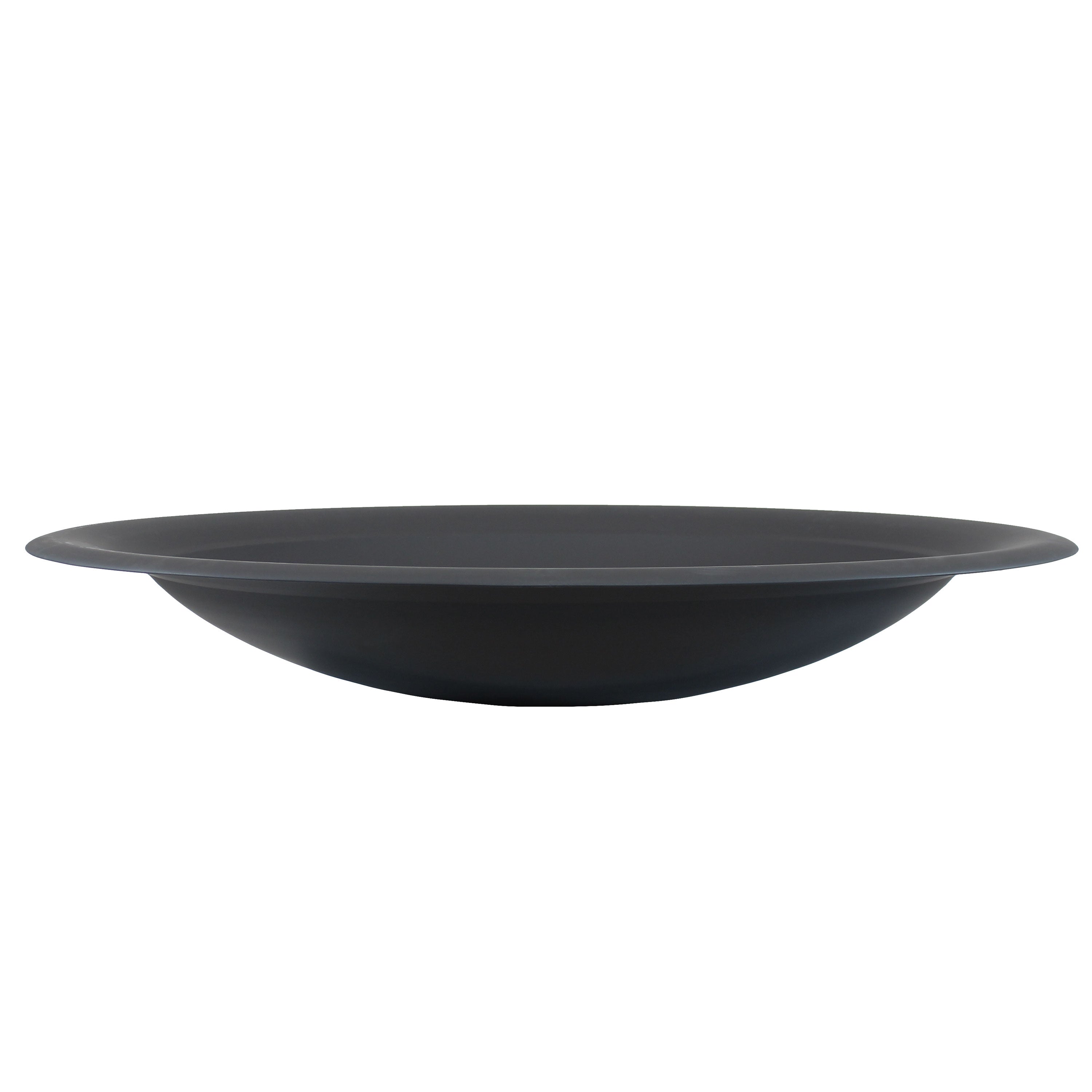  Sunnydaze Decor Round Steel Fire Pit Bowl - Black - Bonton