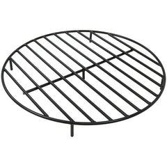 Heavy-Duty Steel Round Fire Pit Log Grate