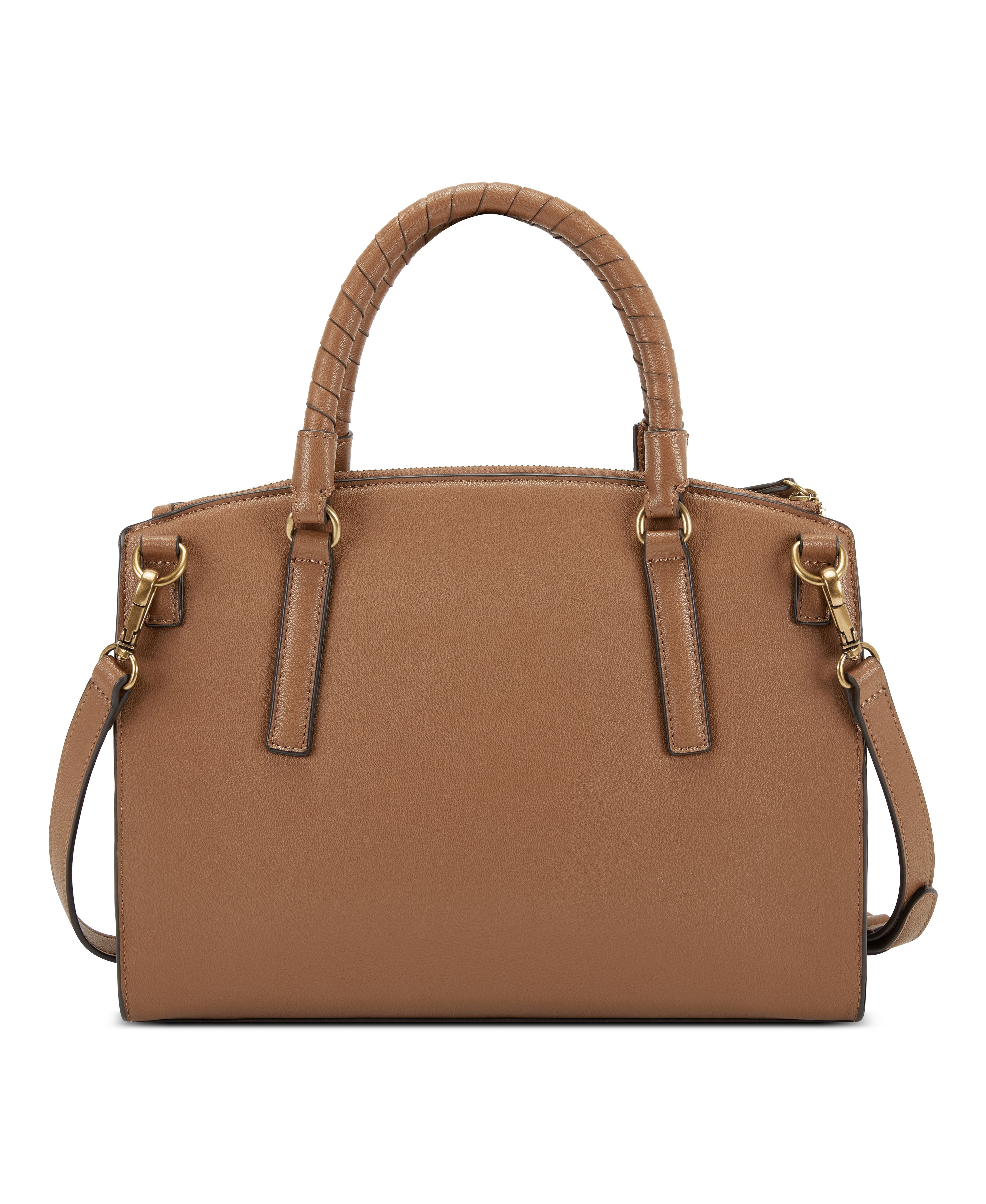  Nine West Darcie Satchel Bag - Saddle Tan - Bonton