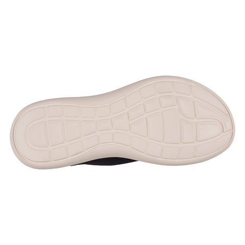 Women's Nixie Black Stretch Lycra Wedge Sandals