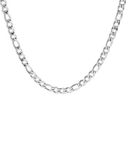 Men's 6mm Stainless Steel Figaro Chain