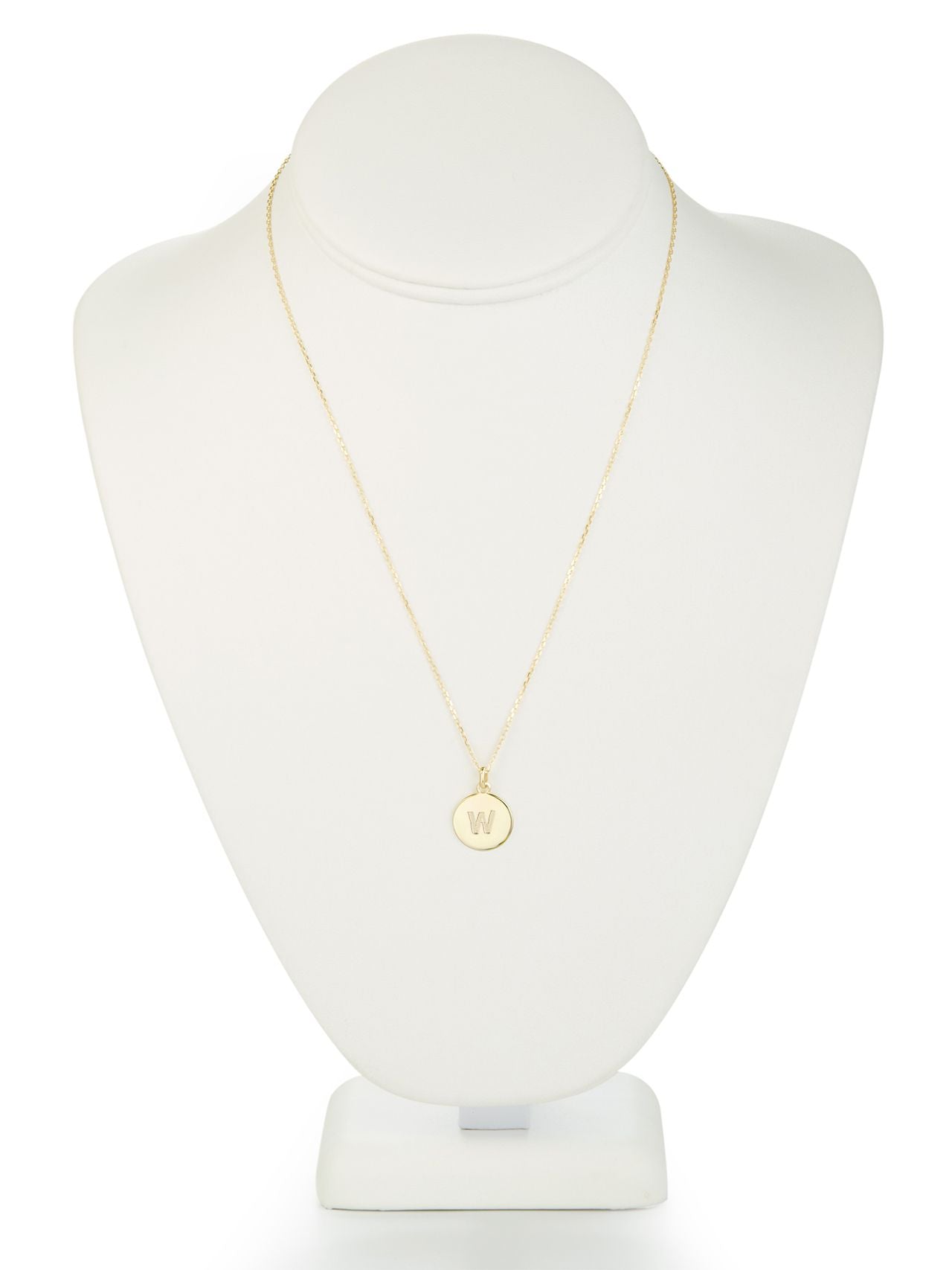  Relativity Gold Plated Circle Charm Necklace | W - Gold - Bonton