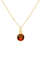 Gold Gemstone Necklace