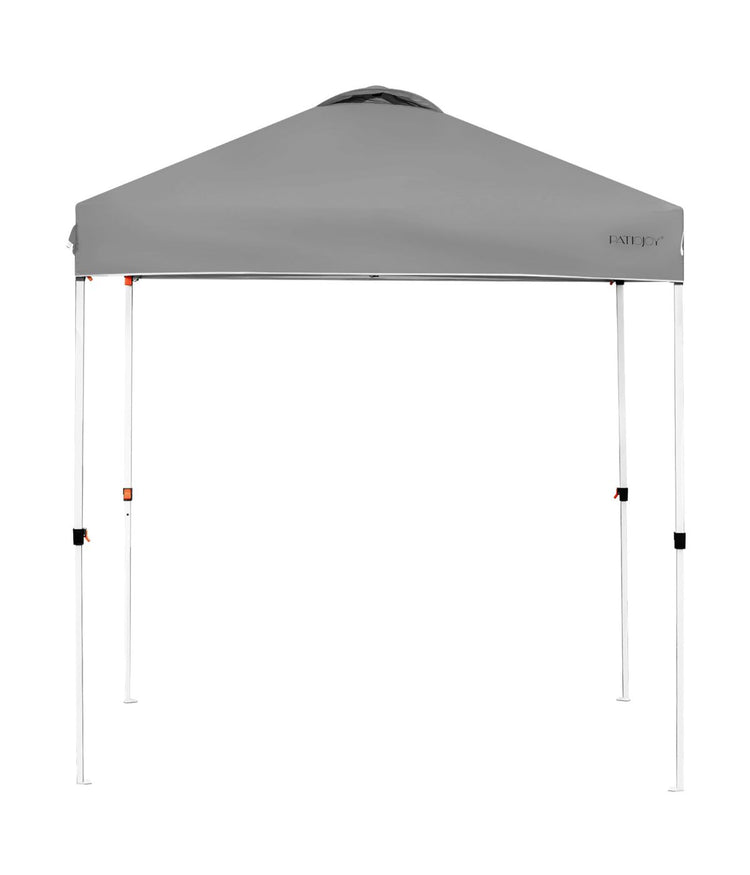 6x6 FT Pop Up Camping Sun Shelter Canopy Tent With Roller Bag Grey