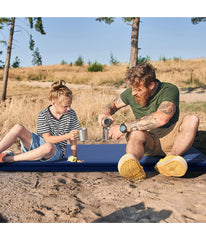 Portable & Lightweight Folding Foam Sleeping Cot For Camping Blue