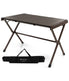  Portable Aluminum Camping Roll Up Table (4-6 Person) Brown - Brown - Bonton