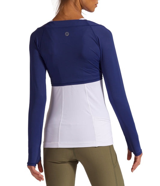 BloqUV Women's UPF 50+ Sun Protection Crop Top