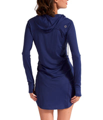 BloqUV Women's UPF 50+ Sun Protection Hoodie Dress