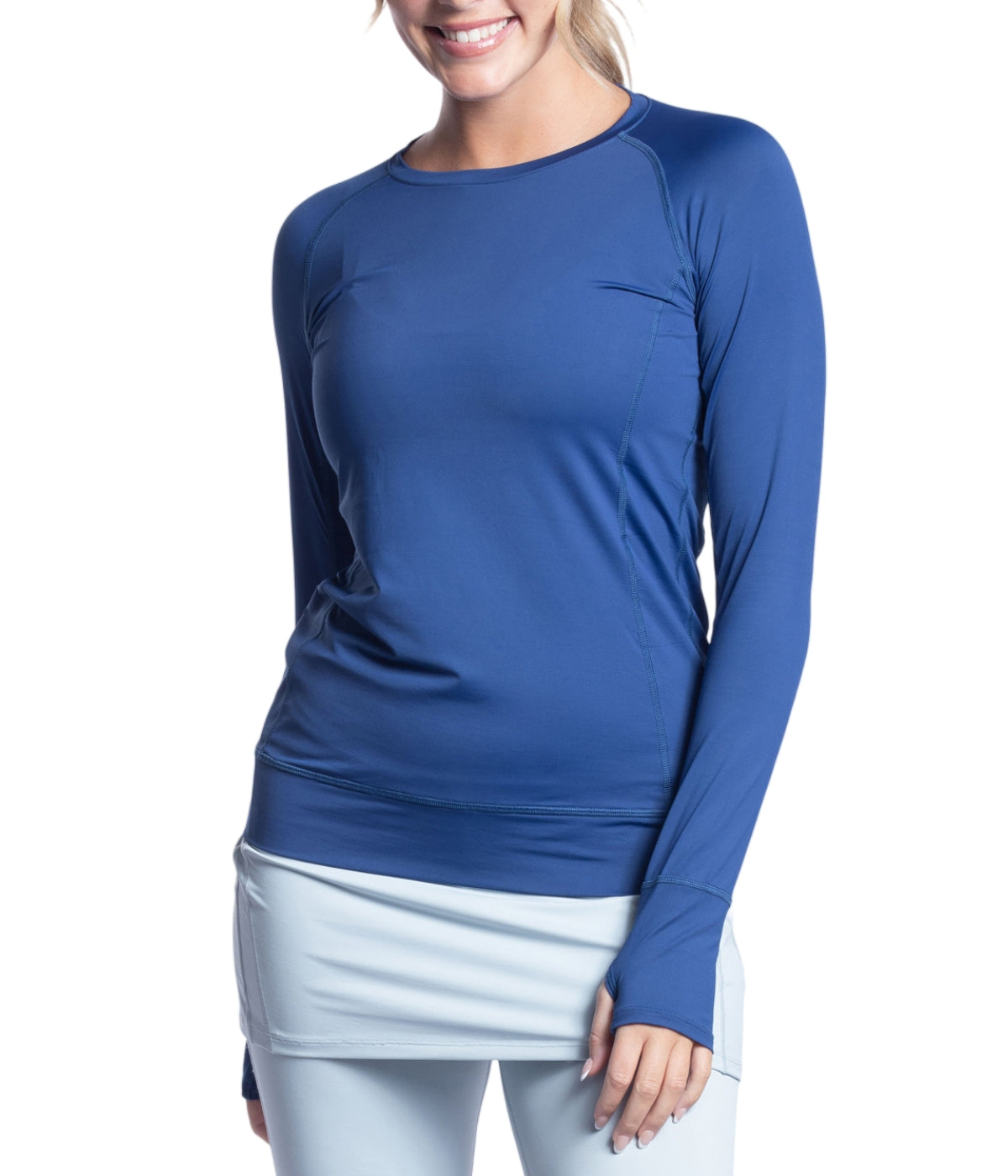  BloqUV BloqUV Women's UPF 50+ Sun Protection Pullover Top - Navy - Bonton