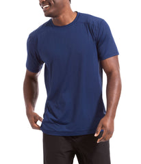 BloqUV Men's UPF 50+ Sun Protection Short Sleeve Crew Neck Top