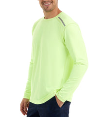 BloqUV Men's UPF 50+ Sun Protection Long Sleeve Jet Tee Top