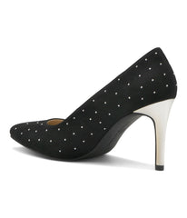 Naji Studded Pump Black-Sd