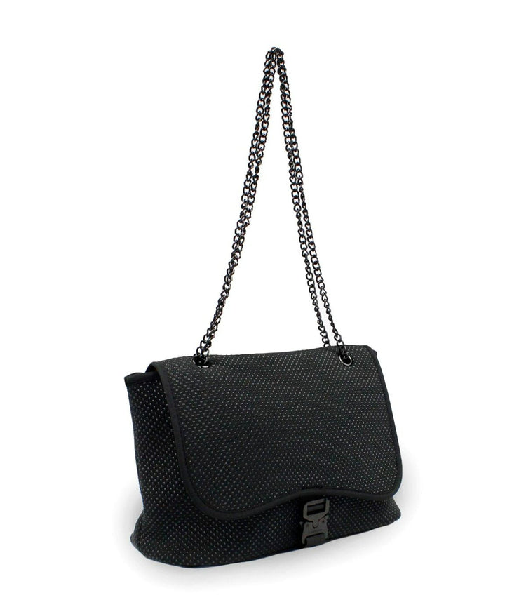 Flap Chain Bag Black
